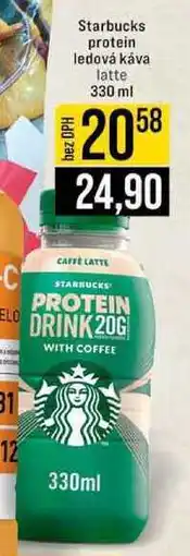 Jip Starbucks protein ledová káva latte 330 ml nabídka