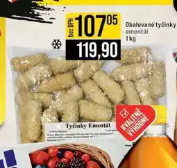 Jip Obalované tyčinky ementál 1 kg nabídka