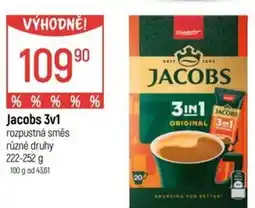 Globus Jacobs 3v1 rozpustná směs nabídka