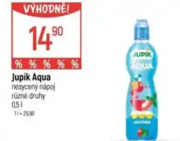 Globus Jupík Aqua nesycený nápoj nabídka