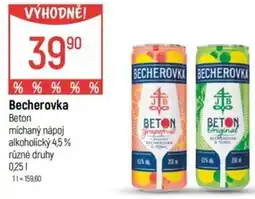 Globus Becherovka Beton nabídka