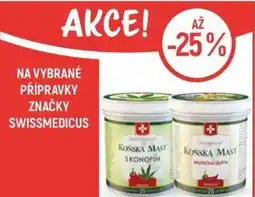Globus Na vybrané přípravky značky swissmedicus nabídka