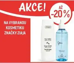 Globus Na vybranou kosmetiku značky ziaja nabídka