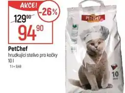 Globus PetChef hrudkující stelivo pro kočky nabídka
