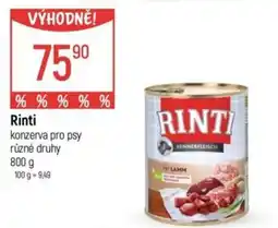 Globus Rinti konzerva pro psy nabídka
