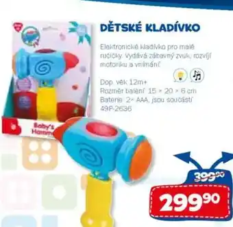 Sparkys Dětské kladívko nabídka