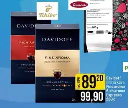 Jip Davidoff mletá káva Fine aroma Rich aroma Espresso nabídka