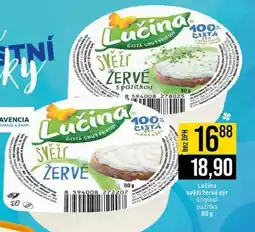 Jip Lučina svěží žervé sýr original pažitka nabídka