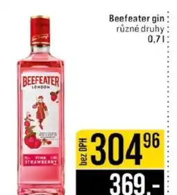 Jip Beefeater Gin nabídka