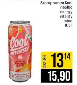 Jip STAROPRAMEN COOL nealko nabídka