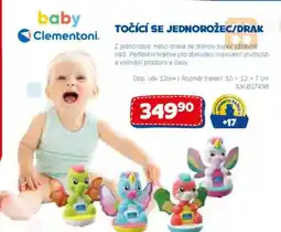 Sparkys Točící se jednorožec/drak nabídka