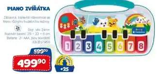Sparkys Piano zvířátka nabídka