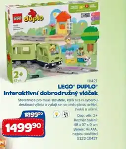 Sparkys LEGO® DUPLO® Interaktivní dobrodružný vláček nabídka