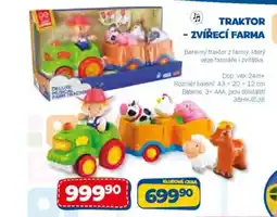 Sparkys Traktor - zvířecí farma nabídka