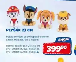 Sparkys Plyšák nabídka