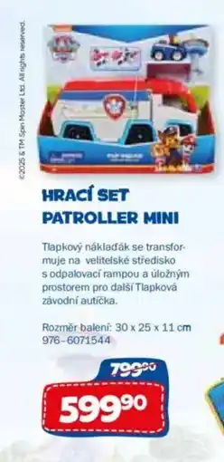 Sparkys Hrací set patroller mini nabídka