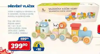 Sparkys Dřevěný vláček nabídka