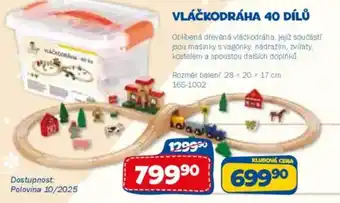 Sparkys Vláčkodráha 40 dílů nabídka