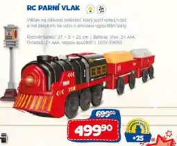 Sparkys RC parní vlak nabídka