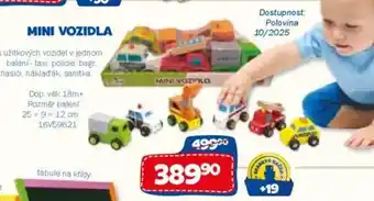 Sparkys Mini vozidla nabídka