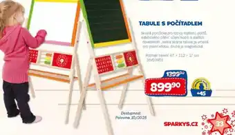 Sparkys Tabule s počítadlem nabídka