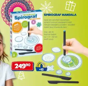 Sparkys Spirograf mandala nabídka