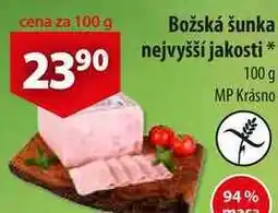 CBA Božská šunka nejvyšší jakosti, 100 g nabídka