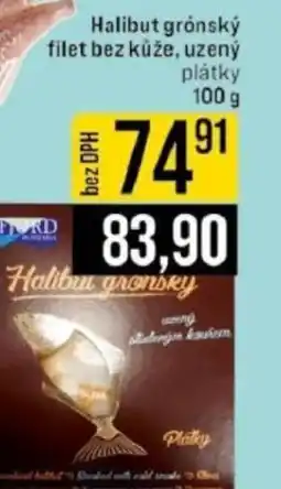 Jip Halibut grónský filet bez kůže, uzený nabídka