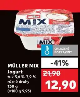 Kaufland MÜLLER MIX Jogurt nabídka
