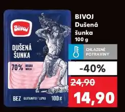 Kaufland BIVOJ Dušená šunka 100 g nabídka