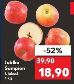 Kaufland Jablka Šampion nabídka