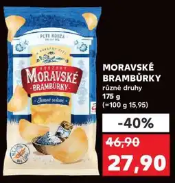 Kaufland Moravské brambůrky nabídka