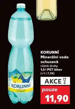 Kaufland KORUNNÍ Minerální voda ochucená nabídka
