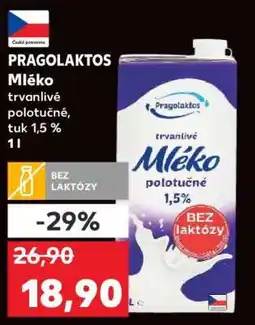 Kaufland PRAGOLAKTOS Mléko nabídka
