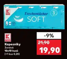 Kaufland Kapesníky nabídka