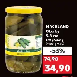 Kaufland Machland Okurky 5−8 cm nabídka