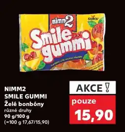 Kaufland Nimm2 Smile gummi nabídka