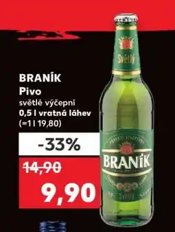 Kaufland BRANÍK Pivo nabídka