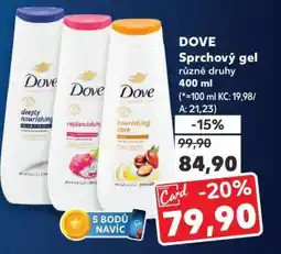 Kaufland Dove Sprchový gel nabídka