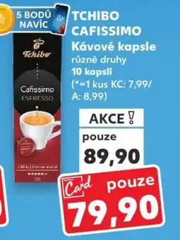 Kaufland Tchibo Cafissimo Kávové kapsle nabídka