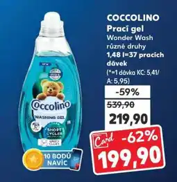 Kaufland Coccolino prací gel nabídka