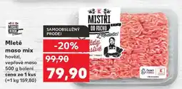 Kaufland Mleté maso mix nabídka