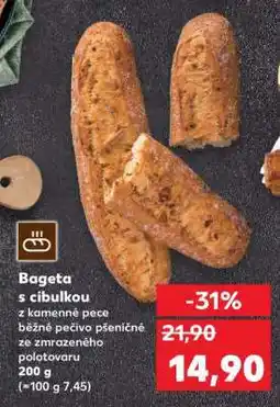 Kaufland Bageta s cibulkou nabídka