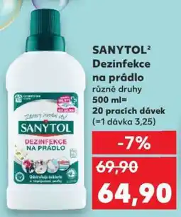 Kaufland Sanytol Dezinfekce na prádlo nabídka