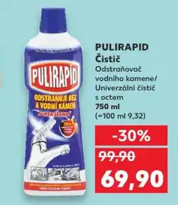 Kaufland PULIRAPID Čistič nabídka
