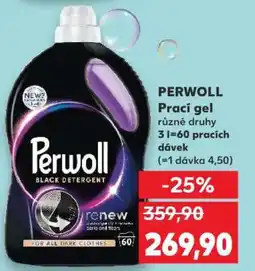 Kaufland Perwoll prací gel nabídka