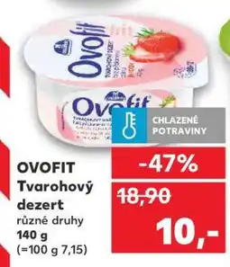 Kaufland Ovofit Tvarohový dezert nabídka