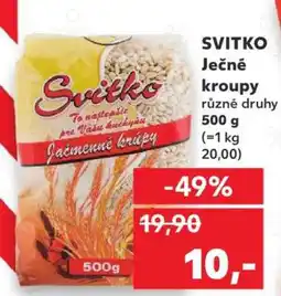 Kaufland SVITKO Ječné kroupy nabídka