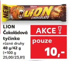 Kaufland LION Čokoládová tyčinka nabídka