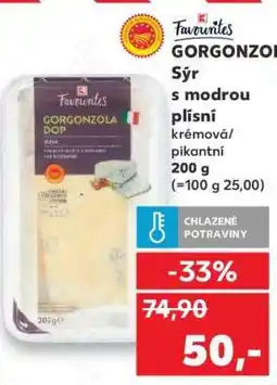 Kaufland GORGONZOLA Sýr s modrou plísní nabídka